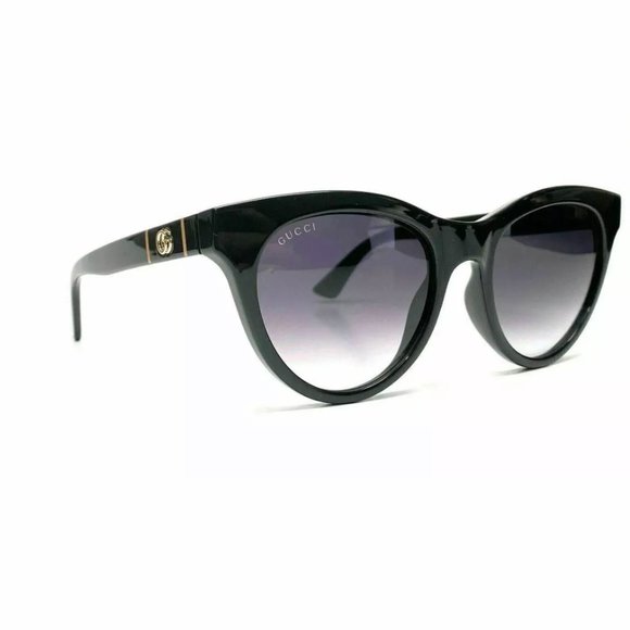 Gucci Women\'s Black and Grey Gradient Sunglasses